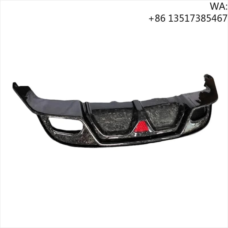 For Jaguar F-type 2013-2019 Forged Carbon Fiber LED Light Rear Diffuser Body Kit