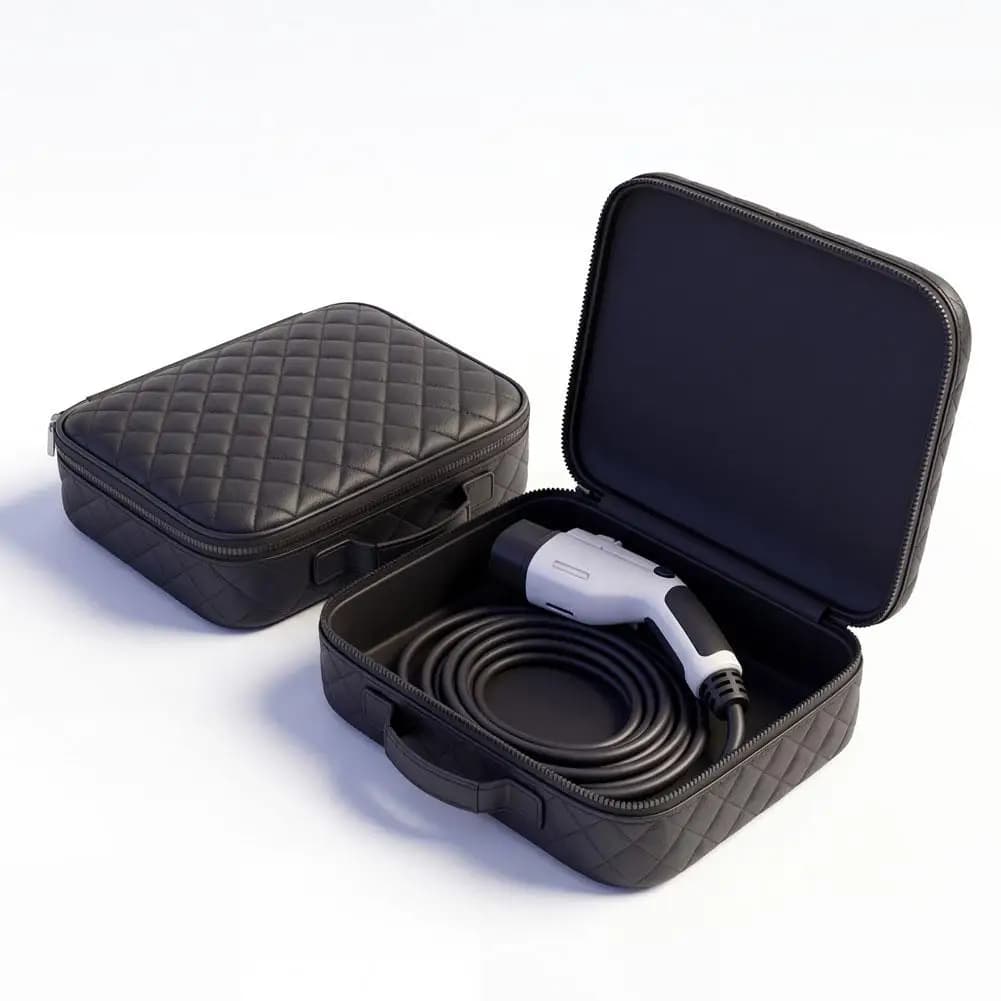 Borsa per cavi di avviamento, borsa per il trasporto e la conservazione di cavi di ricarica per auto elettriche, cavi, tubi, accessori per veicoli elettrici