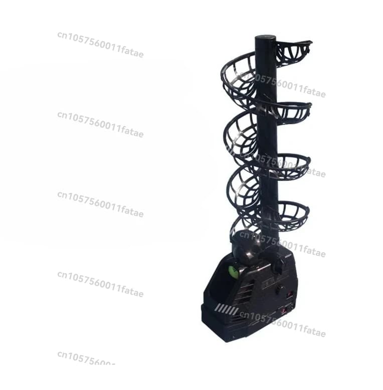 Macchina Lanciapalle da Tennis Portatile Universale 220V/110V per Allenamento Individuale e Pratica con Racchetta Singola