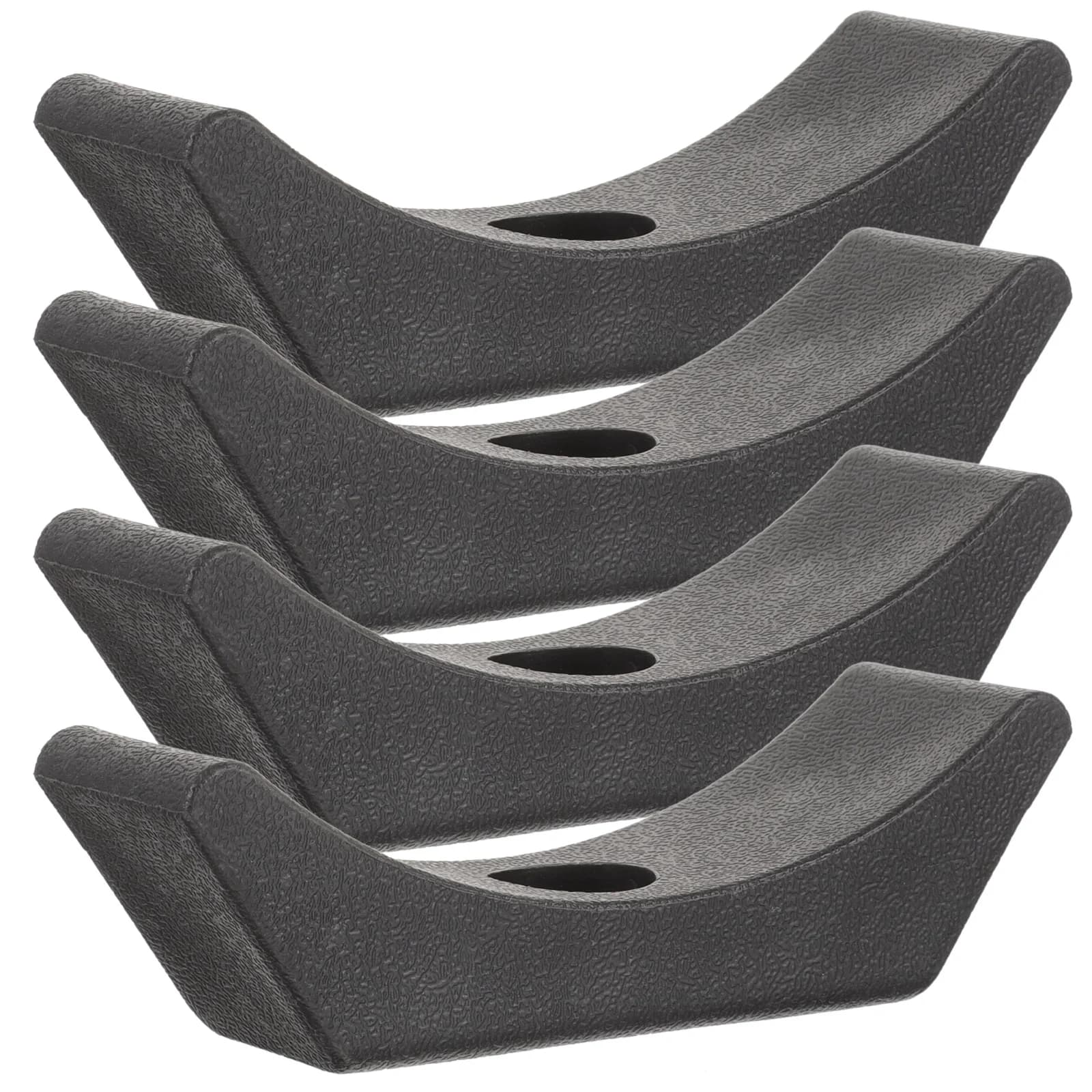 4 pezzi supporto per rack per manubri supporto per pesi rack per attrezzature da palestra forniture per il fitness supporto per manubri rack materiale Pp accessori per allenamento