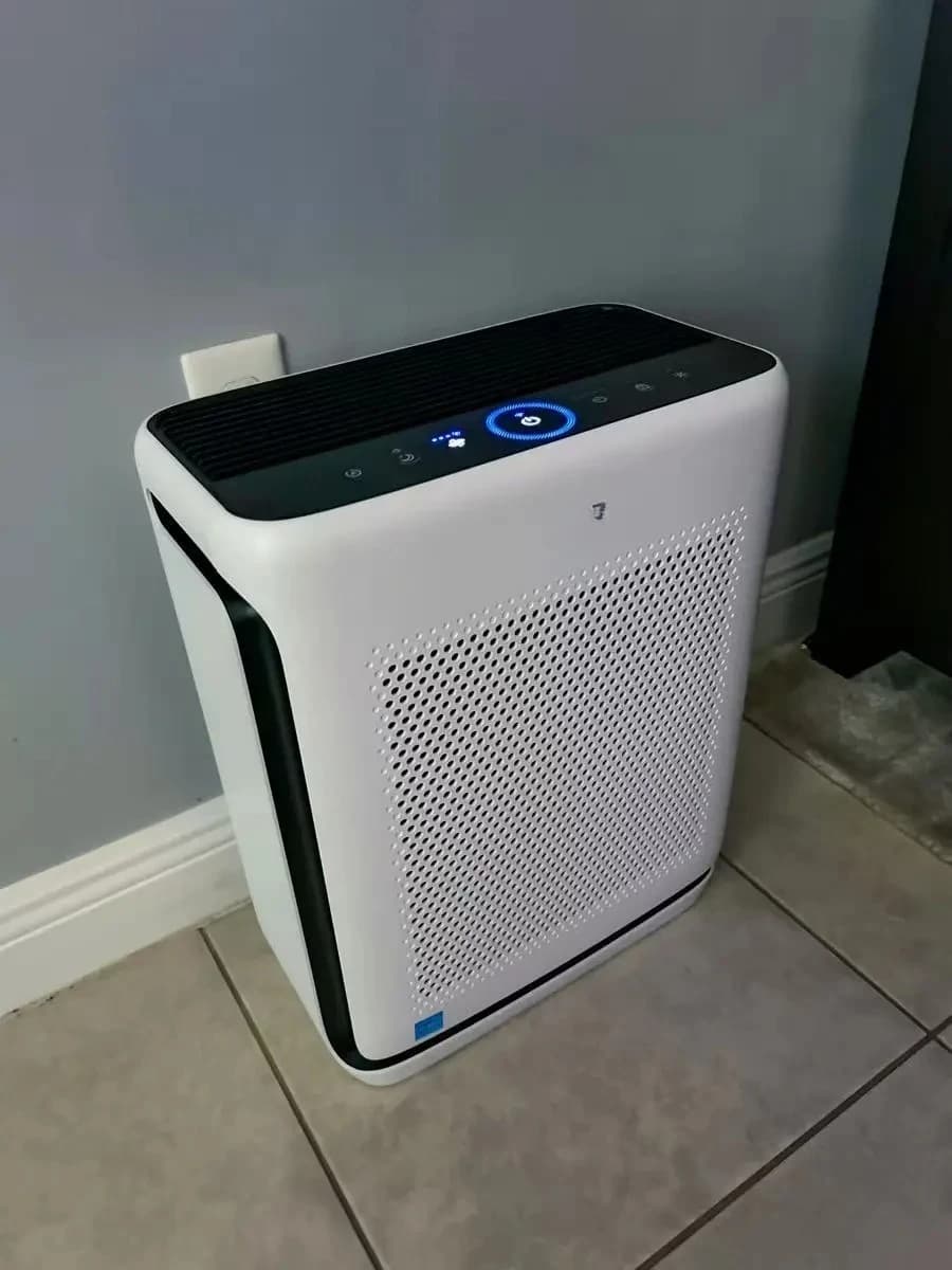 Purificatore d'Aria Domestico Steed con Ampia Copertura, Controllo WiFi, Filtro HEPA, Ioni Negativi, UV, Facile Connessione USB