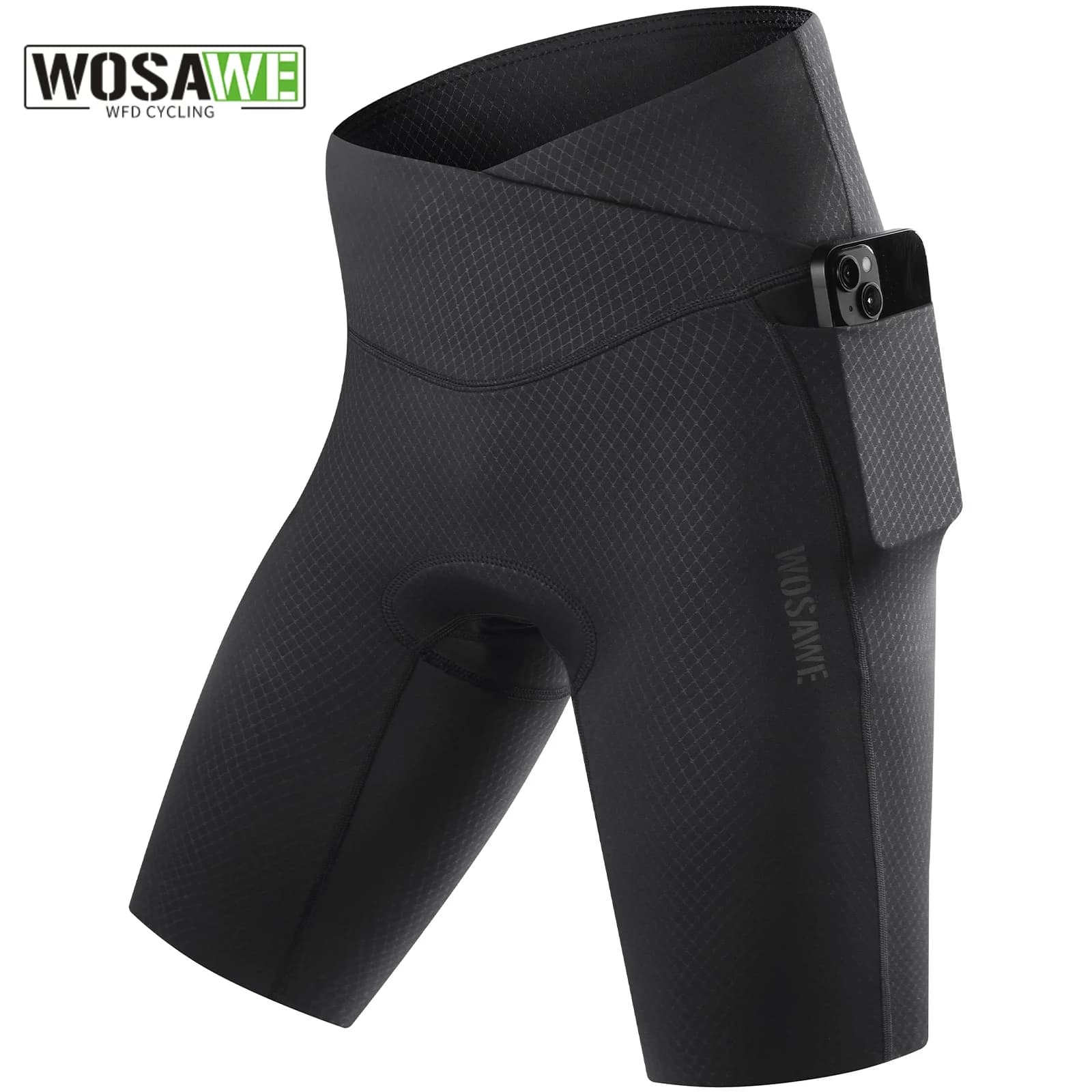 WOSAWE Cycling Shorts for Women, MTB and Road Clothing, Rapid Drying, Breathable, With 20D Gel Padding