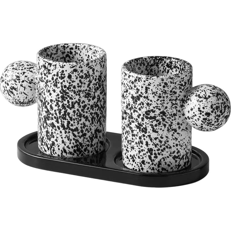 Set di accessori da bagno nordici Set di dispenser di sapone liquido per la casa in resina Contenitore Scaffale per bastoncini di cotone Porta vassoi Strumenti di lavaggio
