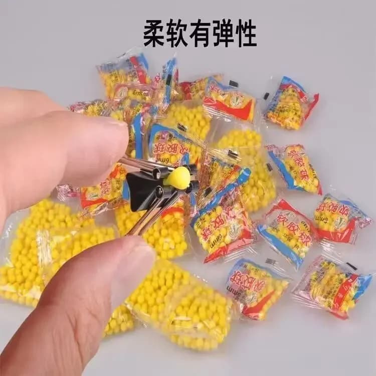 OO Palla in gomma morbida Balas Bolas Sfere giocattolo da 7-8 mm di diametro per giochi educativi per bambini