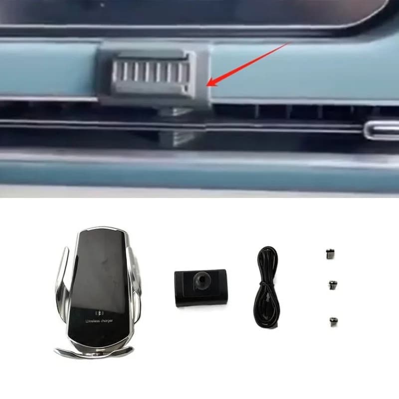 Caricabatterie Wireless a ricarica rapida da 15W supporto per telefono con supporto per auto bloccaggio automatico per 2021-2023 GMW ORA GWM Good Cat