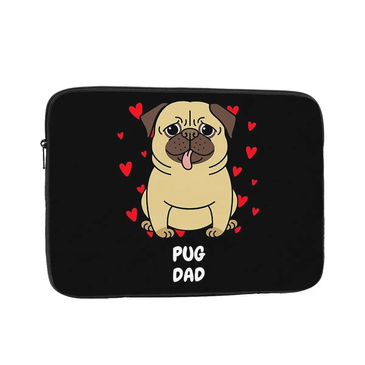 Custodia protettiva per laptop Pug Dad 10 12 13 15 17 pollici Borsa per notebook Custodia antiurto per tablet