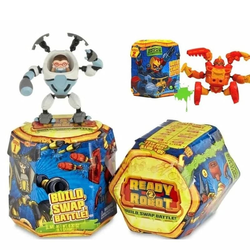 Ready2Robot Build Swap Battle DIY Slime Athletic Fighting Model Toys Peripheral Products Boys Toys