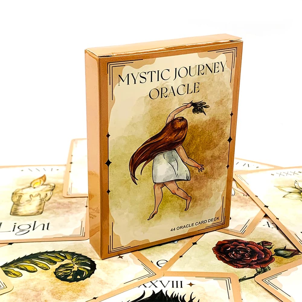 Nuove Carte Oracolo Mystic Journey Oracle 44 Carte Oracolo per Previsione e Divinazione, Gioco da Tavolo, Collezione di Carte per Feste