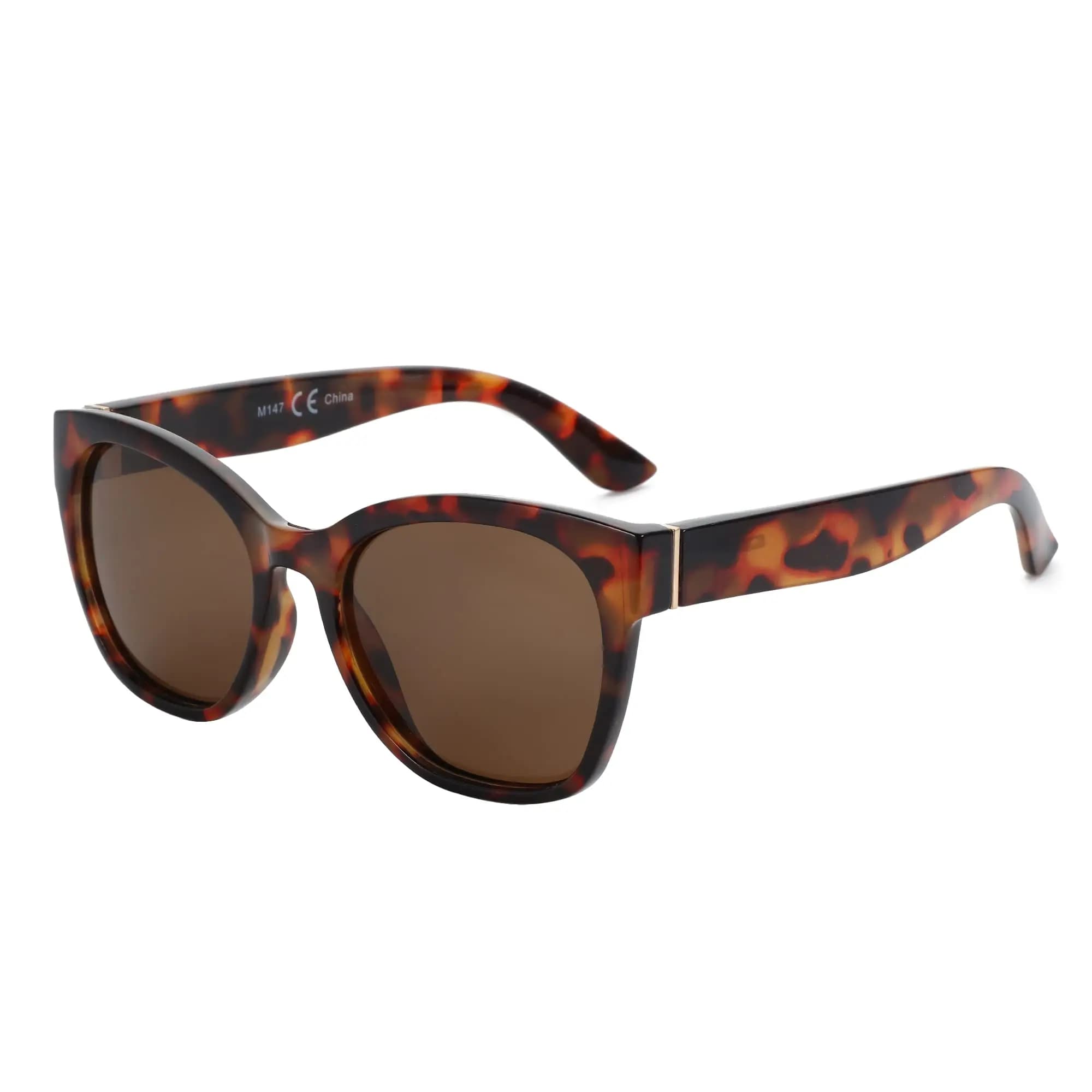 ZENOTTIC Oversized Cateye Polarized Sunglasses for Women - UV400 Protection Sun Glasses Retro Shades Designer Style