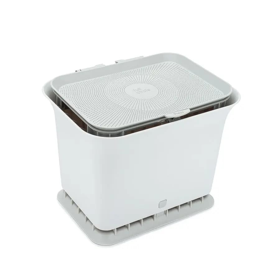 Contenitore per Compost da Cucina Fresh Air con Design Brevettato per Riduzione degli Odori, Include Sacchetti Compostabili