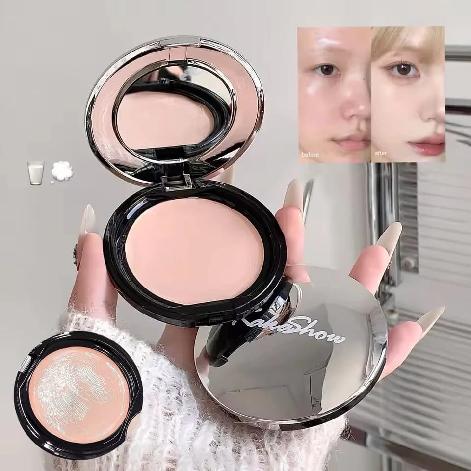 Kakashow Fondotinta con cuscino per protezione solare Fondotinta con cuscino aderente Copertura completa Trucco correttore impermeabile a lunga durata