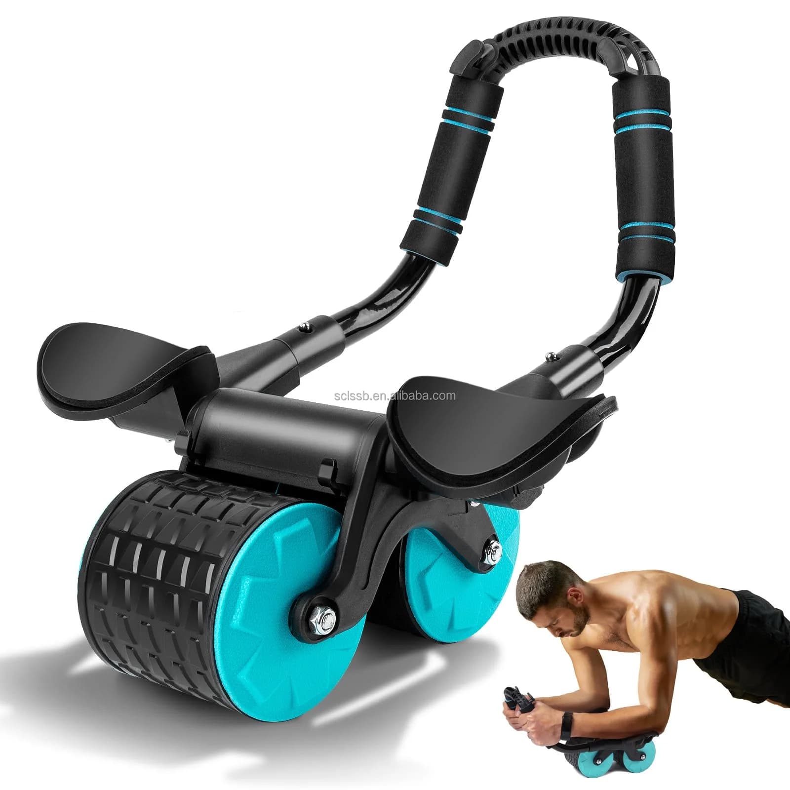 Exercise Abs Wheel Training Ab Trainer Ab Exercise Fitness Equipment Portable Fitness Wheel Rollers Abdominal Exercise Support Exercise