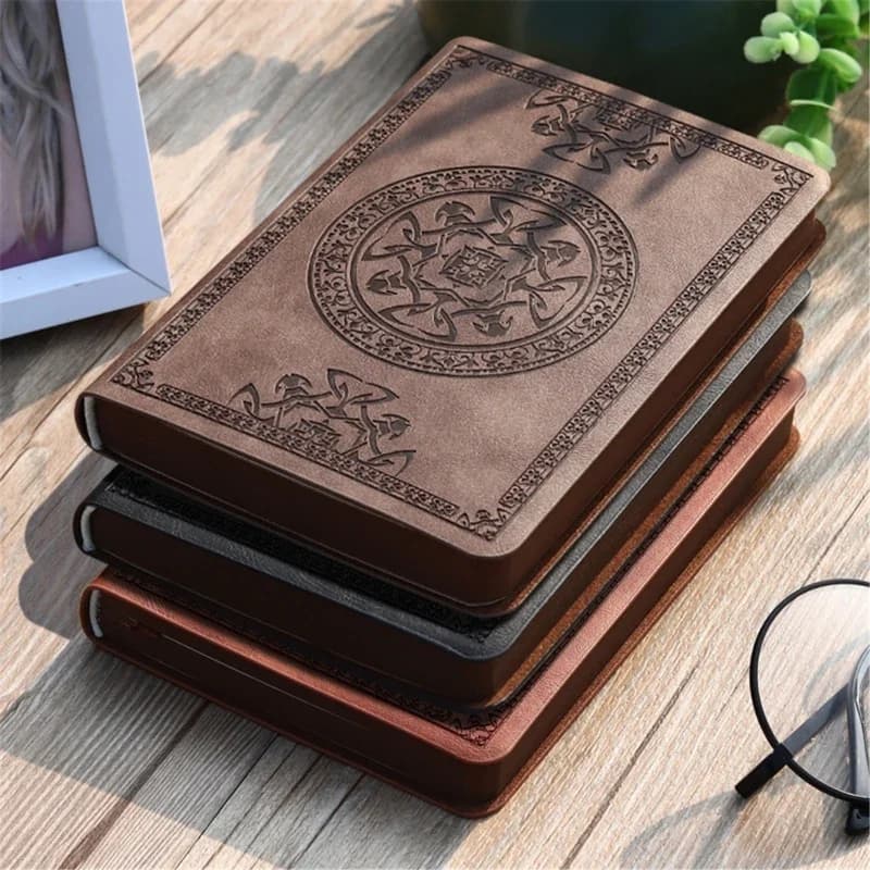 Portable Vintage Leather Journal 2026 New Notebook Soft Cover Diary Classic Stationery Ideal Present For Friends Family