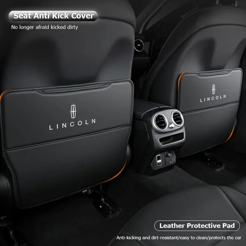 Seggiolino auto Posteriore Anti Calcio Copertura Pad Anti-sporco Tappetino di Protezione Per Lincoln Navigator Nautilus Aviator MKZ MKX MKC MKT MKS Corsair