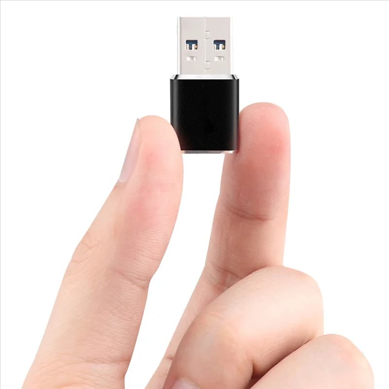 Unico! Adattatore per lettore di schede di memoria Mini USB 3.0 in alluminio per adattatore per lettore di schede Micro-SD/TF PC Computer portatile
