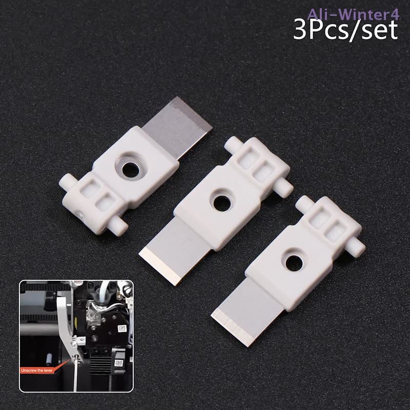 【Winter4】3 pezzi di lame di ricambio per taglierine di filamenti Bambu, compatibili con le stampanti 3D Bambu Lab X1/P1/A1, ricambi per taglierine