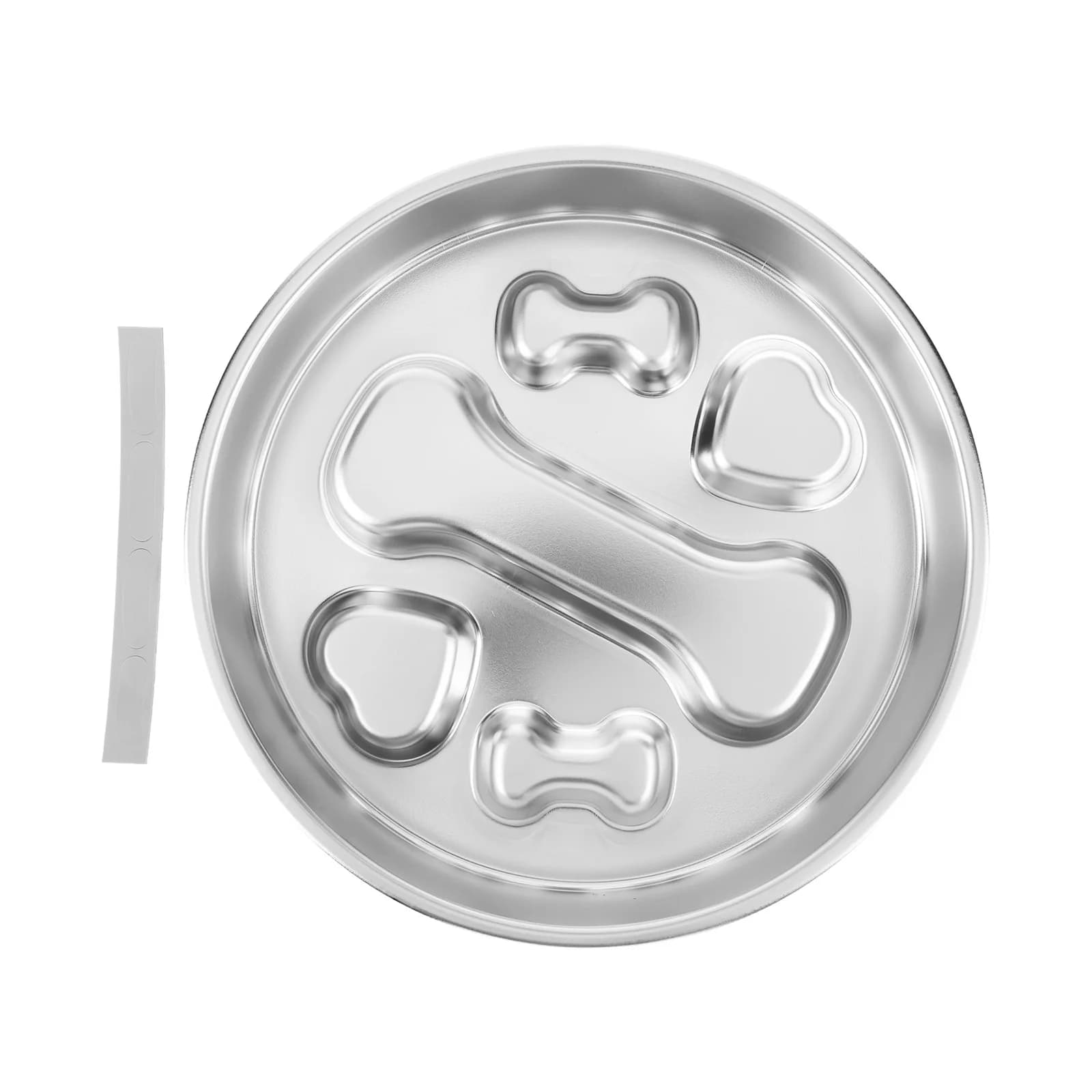 Ciotole per Cani in Acciaio Inox 304 con Tappetino Antiscivolo, Ciotola per Acqua Anti-Soffocamento per Cani di Piccola e Media Taglia