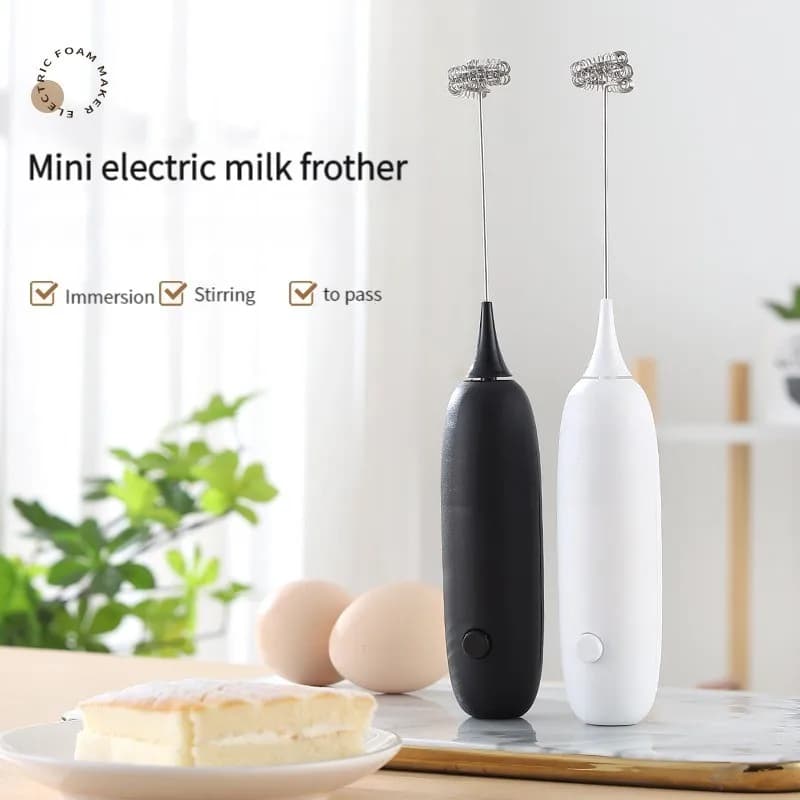1PC Modello di batteria Palmare Frullino per le uova Schiuma Mixer Cucina Automatico Caffè Latte Schiuma Mixer Frusta da cucina Strumenti