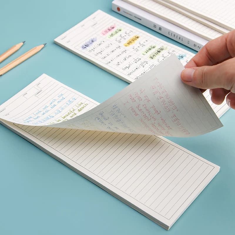 50 pezzi/libro taccuino ins simpatici studenti di alto valore con carta per appunti creativa linea orizzontale griglia memo planner book
