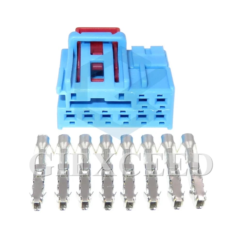 1 Set 8 Pin 1.5 Serie Auto Cablaggio Connettore Per VW Audi 1K8 972 928 B Blu Auto Custodia In Plastica AC Montaggio non sigillato presa