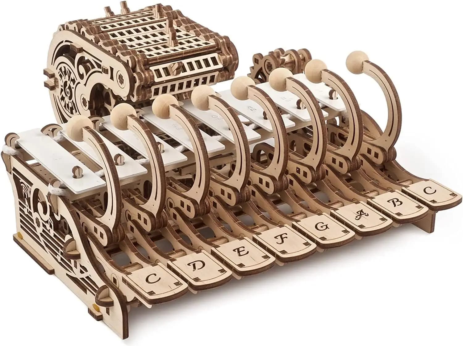 Puzzle Meccanico 3D in Legno per Adulti e Bambini - Kit Modello Strumento Musicale, Set Hobby Rompicapo