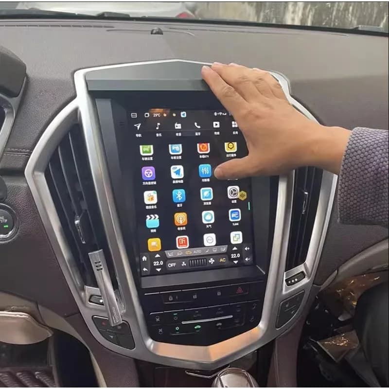 Radio Android 14 Per Cadillac SRX 2009-2012 Con Navigazione GPS Bluetooth Touch Screen Video Multimediale Centrale Calplay WIFI