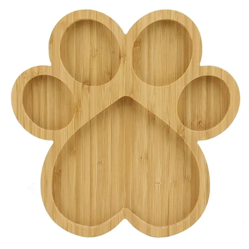 diOFFARE FLASH di Claw-shaped flow tray with 10 inch claw cutter Separate plate with 5 groove wooden candy bowl