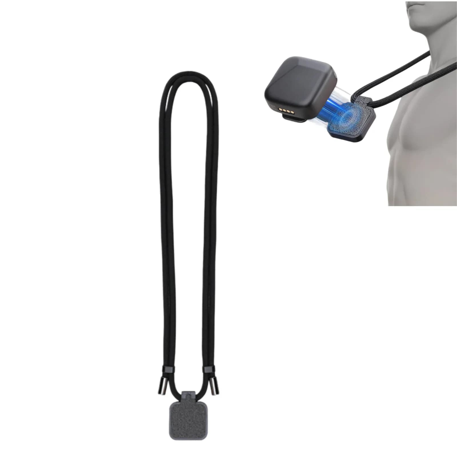 Cordino Magnetico per Microfono DJI Mic Mini, Cinghia da Collo Portatile per Microfono Wireless, Corda di Protezione Antifurto