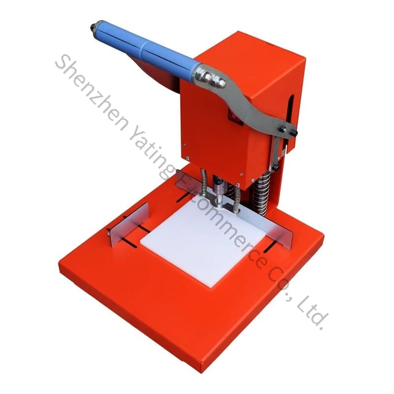 T88 Plastic Bag Electric Punching Machine Hanging Tag Fabric Convenient Bag Packaging Hole Curtain Opening 20mm Paper