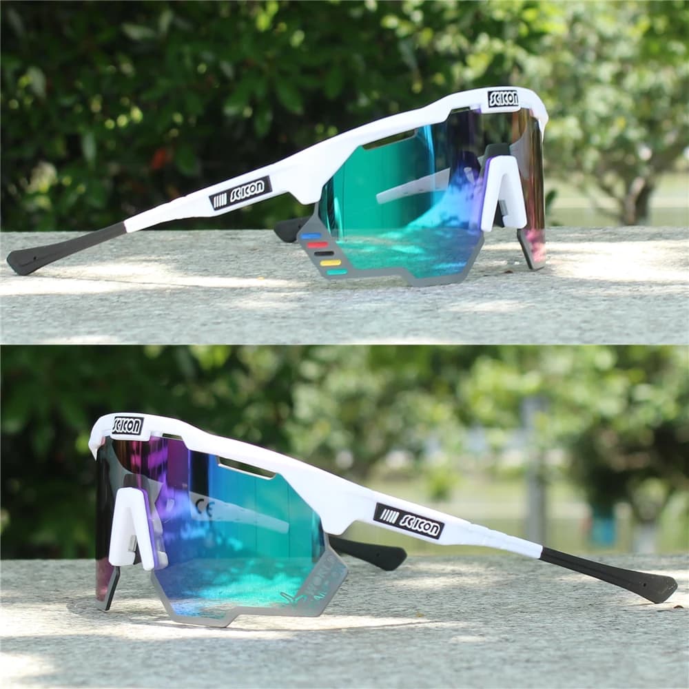 SCICON AEROSHADE KUNKEN UV400 Occhiali da sole da ciclismo da uomo MTB Road Bike Occhiali sportivi da esterno Occhiali da donna fotocromatici