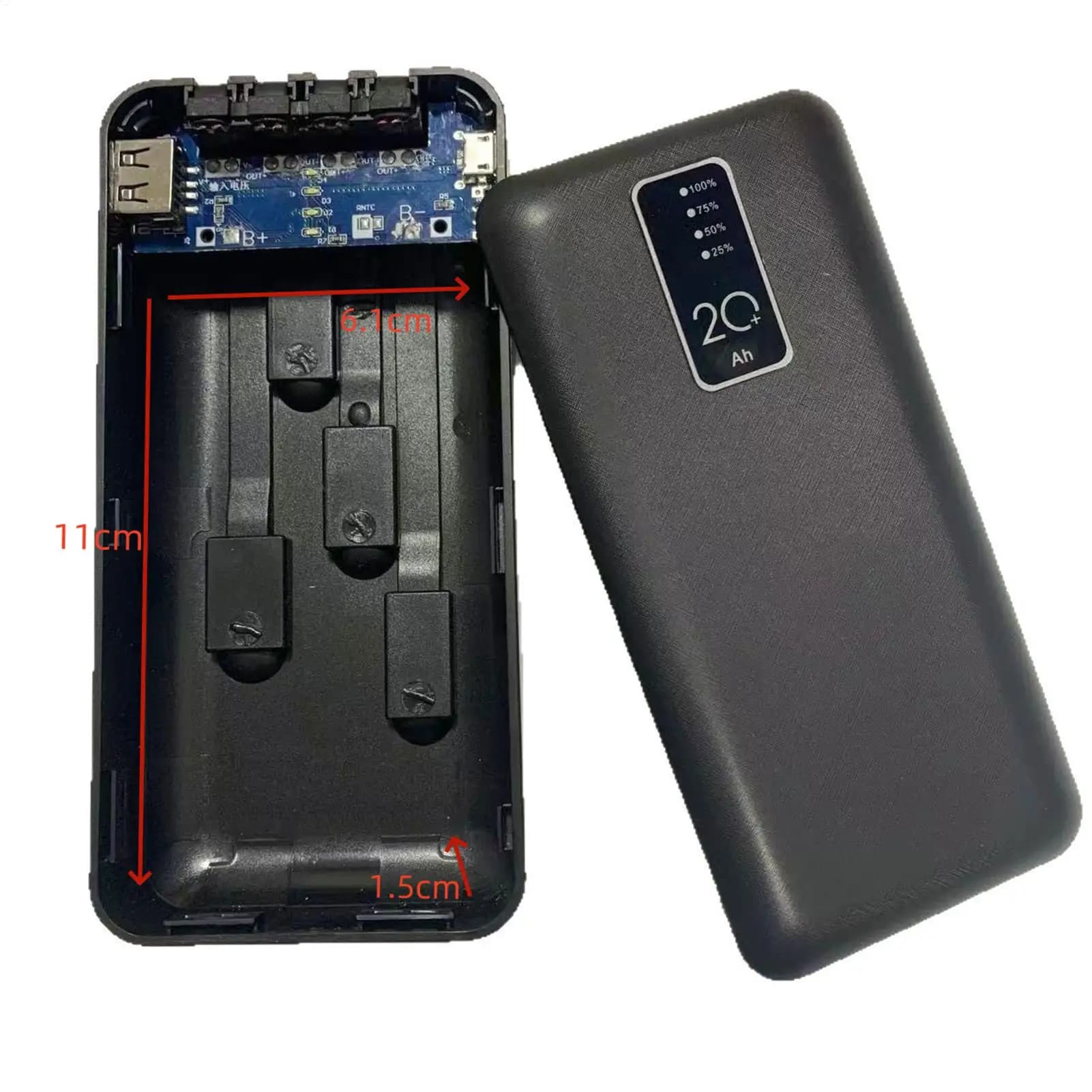 Fake Power Bank Hidding Storage Box Money Keys Cards Storage Hidding Compartment Prank Prop Disguised Valuable Containers