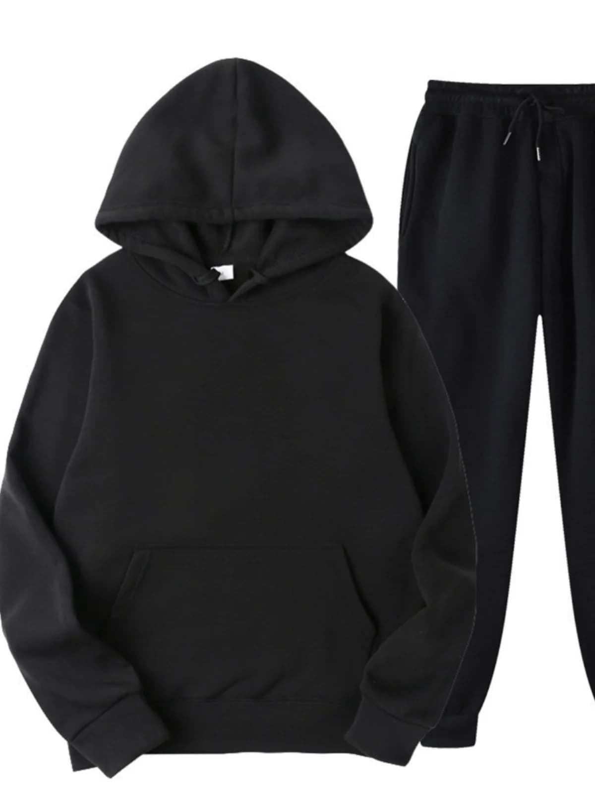 Completo Sportivo Casual Trendy da Uomo: Giacca a Maniche Lunghe e Pantaloni Lunghi Oversize per l'Autunno