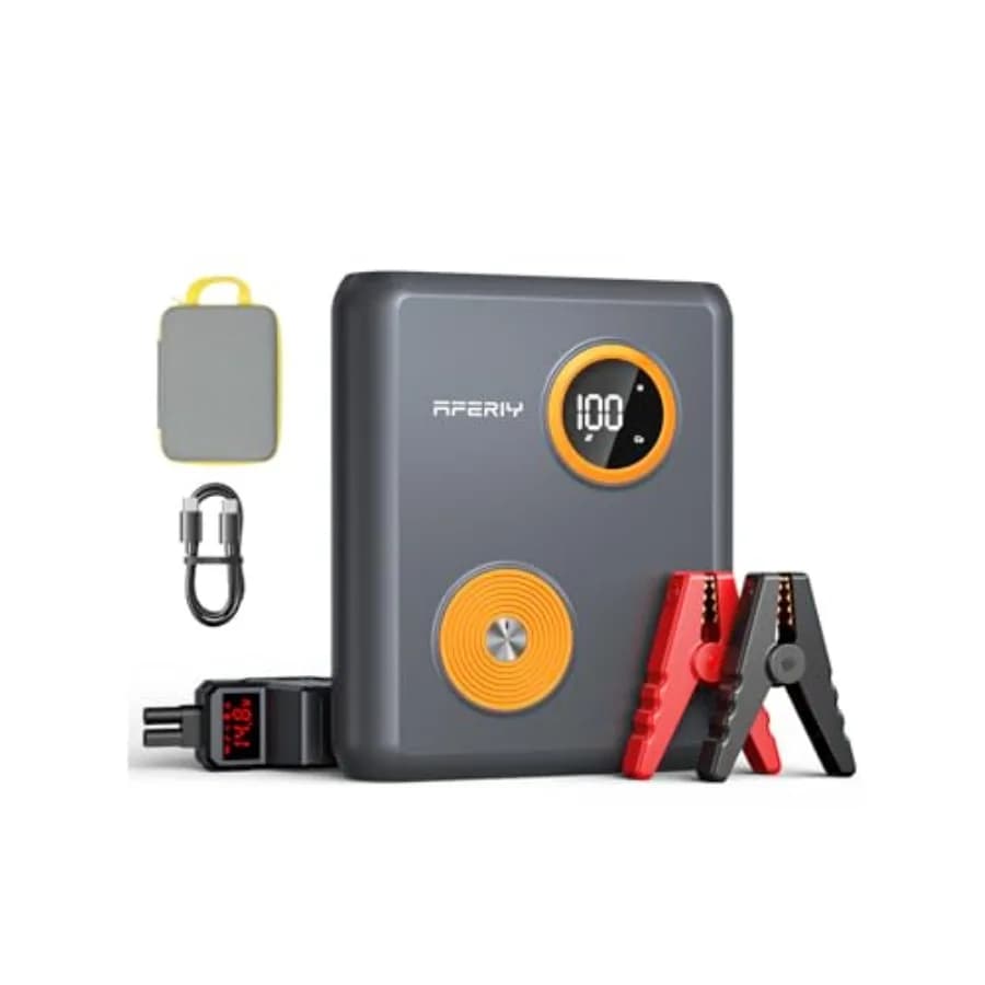 Avviatore di Emergenza a Ioni di Sodio da 27500mAh, il Primo al Mondo, 2000A, con Ricarica Rapida PD 60W, 12V, per Auto