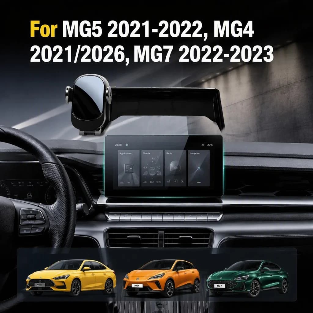 Car Phone Holder For MG5 2021‑2022,MG4 2021/2026,MG7 2022‑2023 Screen Special Phone Mount Bracket