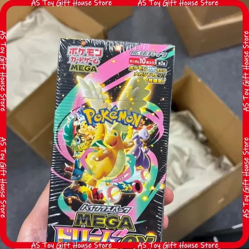 The Golden ex Box Genuine M2a Pokemon PTCG Japanese Edition Cards Booster Pack M2A MEGA Japan Gold Box Trading Collectible