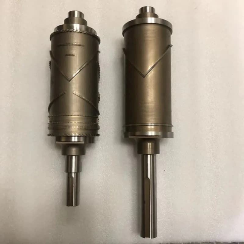 Macchina per maschera completamente semiautomatica N95/KN95 stampo per denti a fusione integrato rotolamento e taglio, accessori per parti di coltelli in tre pezzi