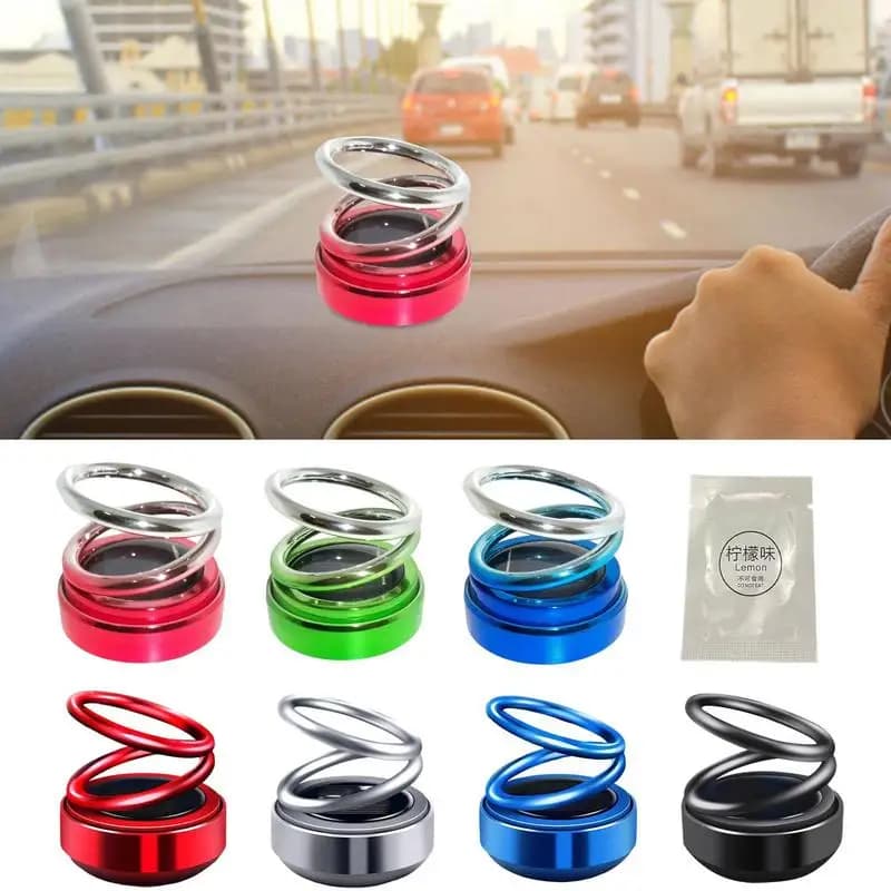 Rotary fragrance ornaments for car deodorants for aromatherapy diffuser of solar energy aromas accessories for car decorations