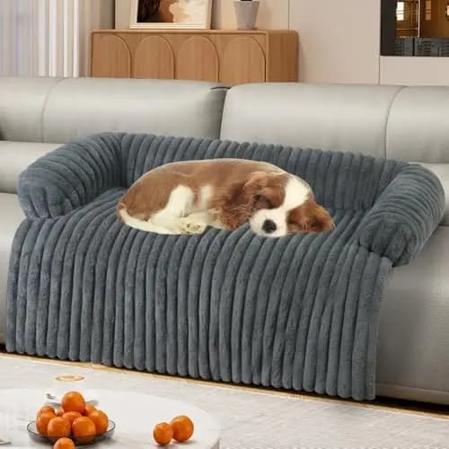 Lussuoso Letto per Cani Lavabile con Copertura Impermeabile - Grigio L