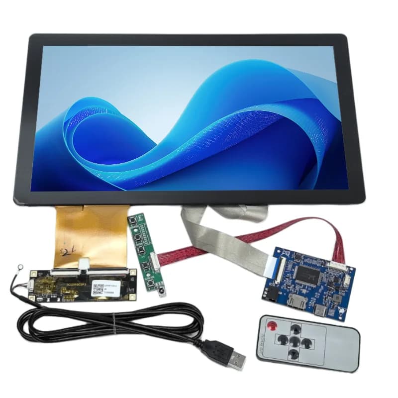 Schermo touch capacitivo per monitor fai-da-te da 13,3 pollici 2K LCD Kit touchscreen digitalizzatore compatibile HDMI per Raspberry/Orange Pi