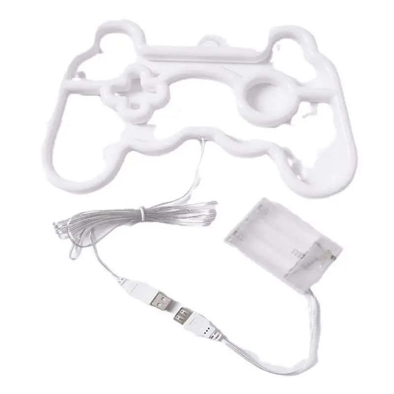 Insegna al Neon MLGB a Forma di Gamepad, Luce LED Neon Alimentata via USB per Decorazione Murale, Camera da Letto, Sala Banchetti, Pub, Sala Giochi