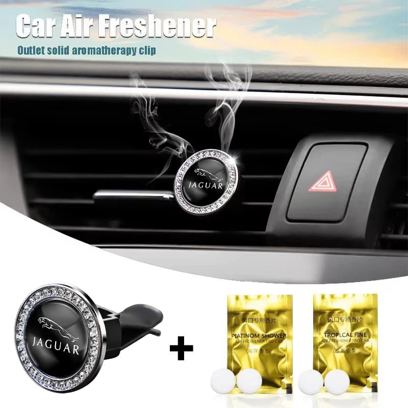 Clip profumatore per auto da 1 pezzo, deodorante solido per auto, per Jaguar XE XJ F-Type F-Pace XKR XEL XFL XJL XJ6 XJS E-Pace