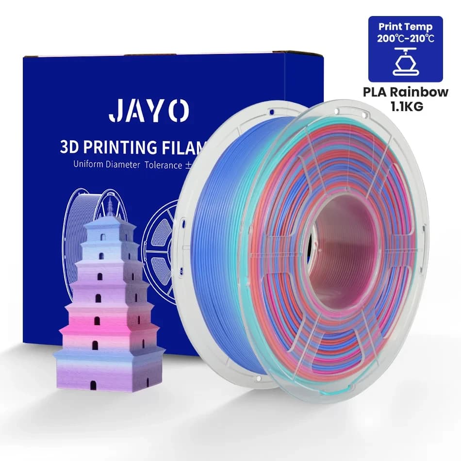 JAYO 1 roll 3D printer filament PLA/PETG/SILK/PLA Meta filament 1.75mm 3d PLA printing materials for 3D printer quickly arrive