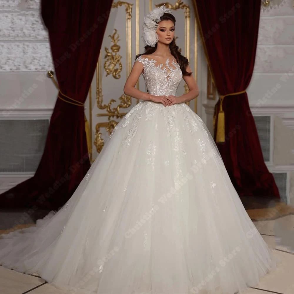 V-Neck Women Wedding Dresses Modern Sleeveless Robes 2024 Mopping Length A-Line Bohemian Princess Vestidos De Novias Customized