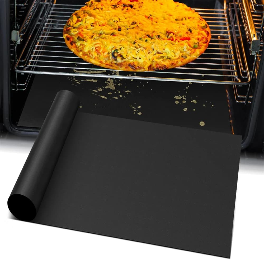 Fodere per forno per il fondo del forno elettrico a Gas tappetino protettivo in Teflon antiaderente riutilizzabile tappetini per griglia resistenti al calore