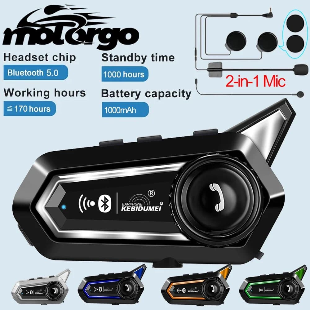 BT31 Bluetooth Motorcycle Helmet Wireless Headphone Motor Bike Vivavoce Stereo Speaker Headset with Noise Reduction