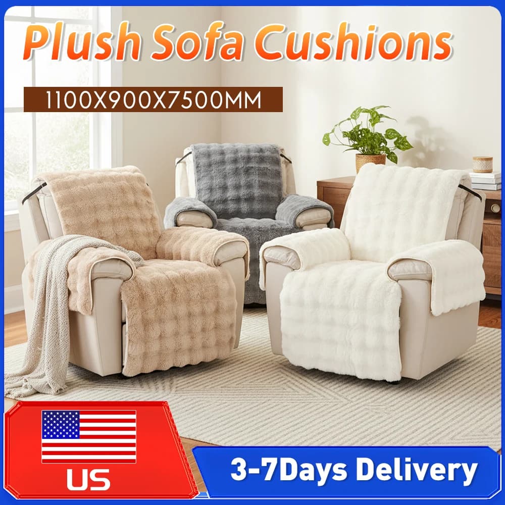 Soft upholstered chair for Reclining, Hot and Thick Armchairs, Washable, Anti-slip, for Reclining Single Armchair, New for Home