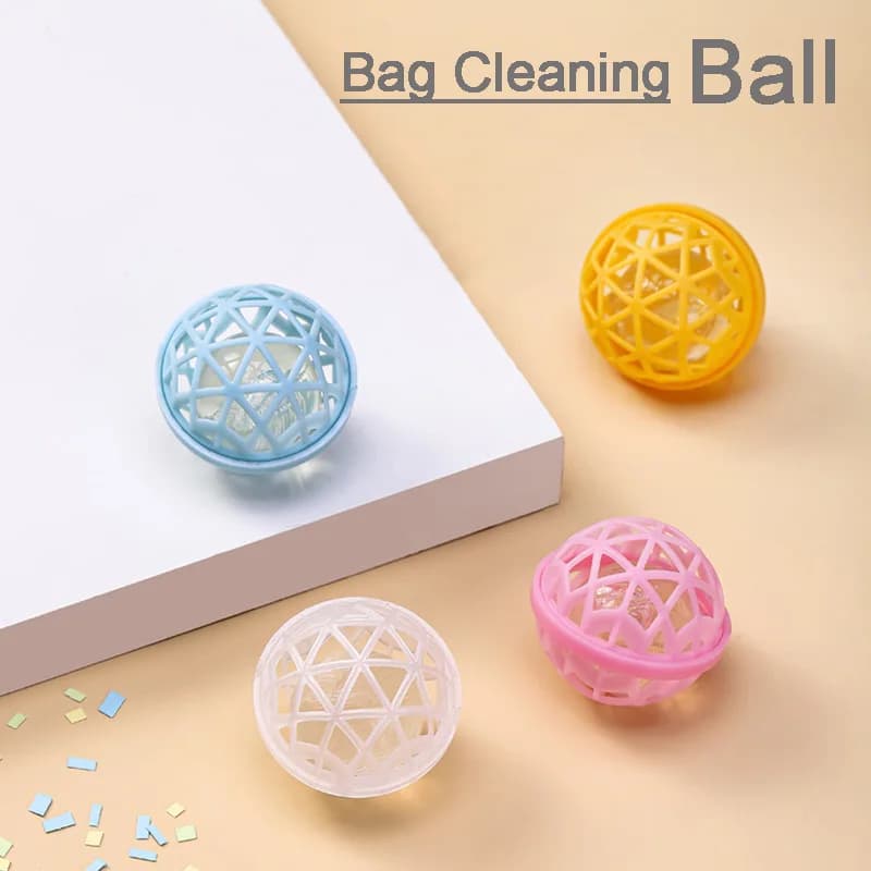 Cleaning Ball Bags for Shoulder Bags Comode Small Cleaning Balls Reusable For Washer Bags Cleaner Ball For Tote Purs