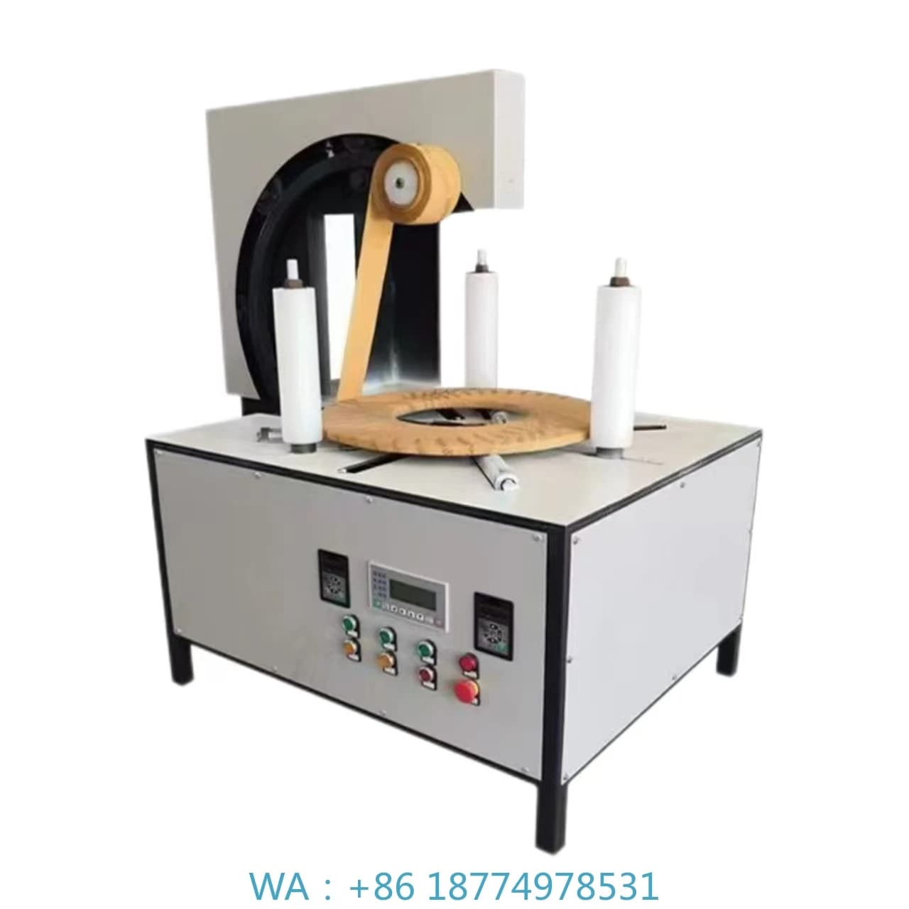 Avvolgimento del filo del pneumatico della bobina del cavo del pavimento dell'anello commerciale della fabbrica della macchina