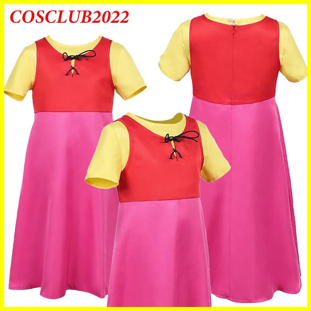 Costume Heidi Cosplay T-shirt Vestito 1974 Anime Alpi Roleplay 6-14 Anni Abbigliamento Classico Outfit Halloween Carnevale Festa