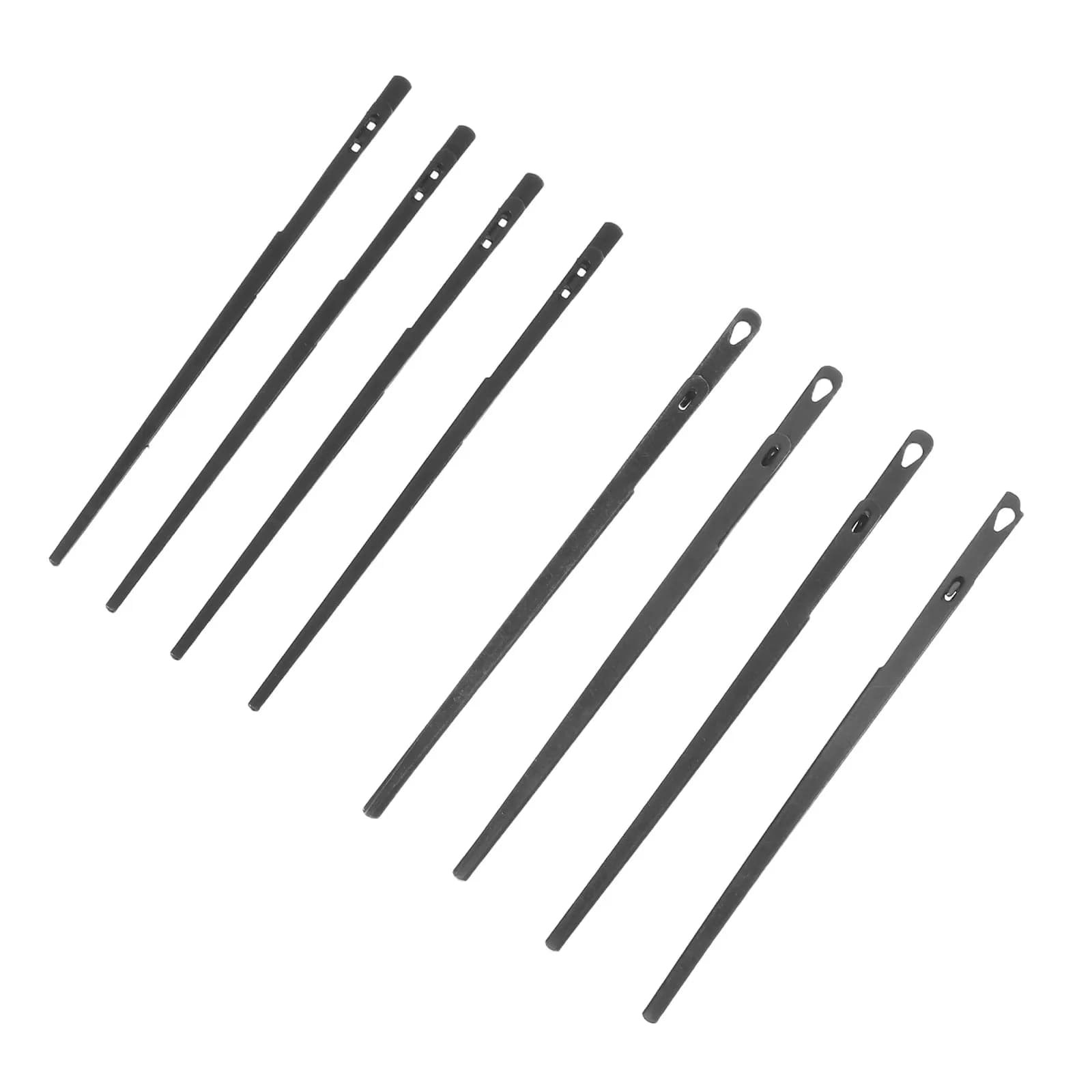 Set di 8 Aghi per Cuciture a Doppio e Singolo Foro, Design Robusto per Lavorazione del Cuoio, Strumenti per Cuciture Manuali Fai-da-Te per Portafogli e Cinture
